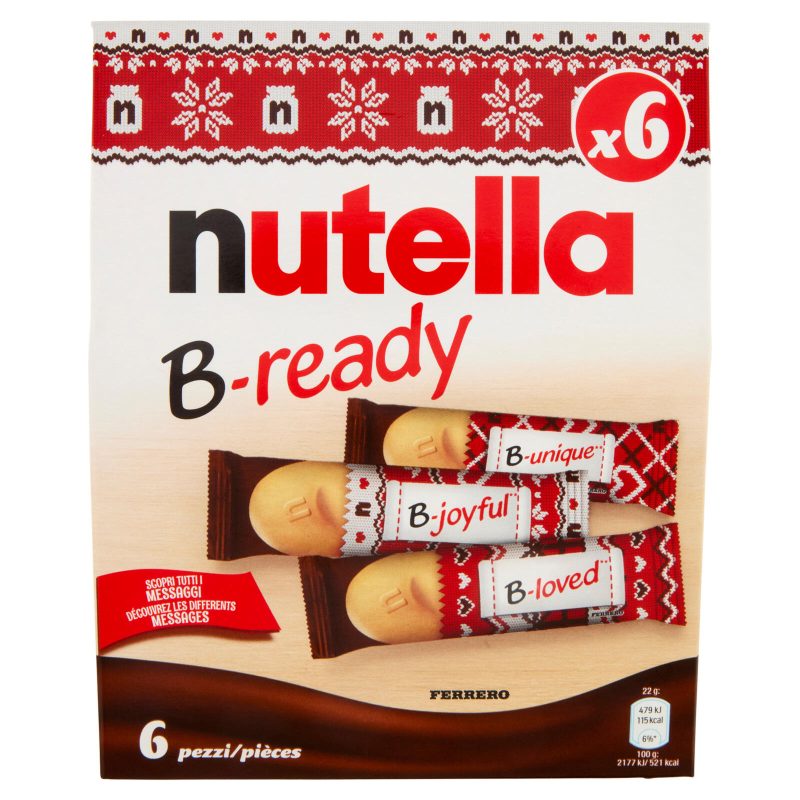 nutella B-ready 6 x 22 g