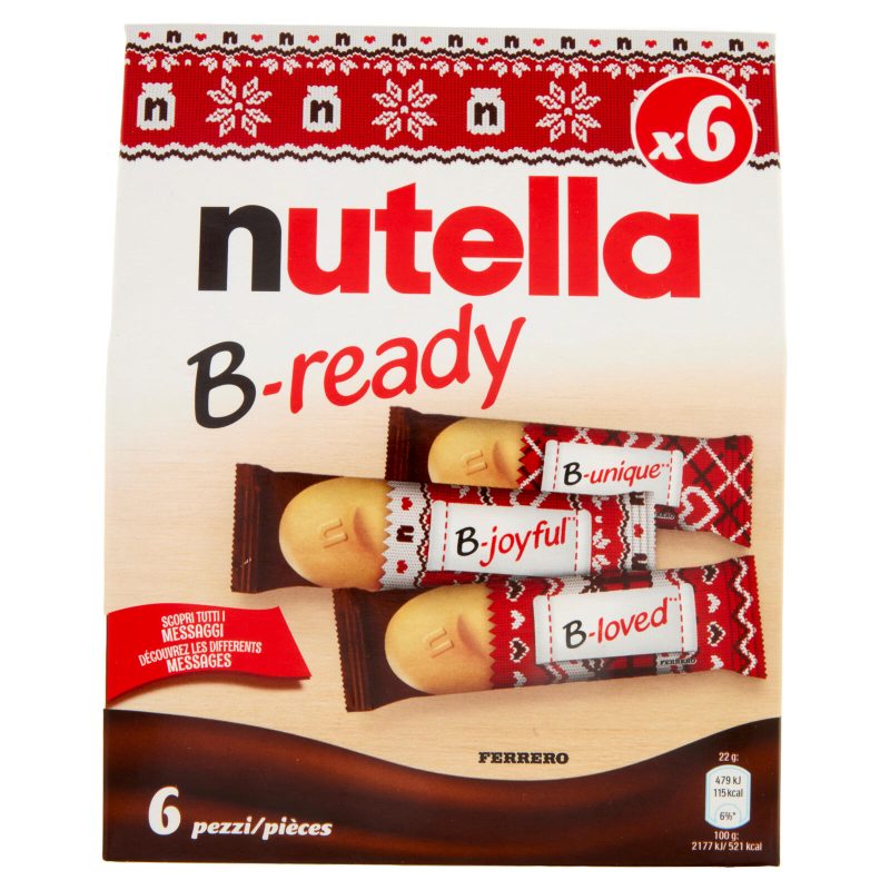 nutella B-ready 6 x 22 g