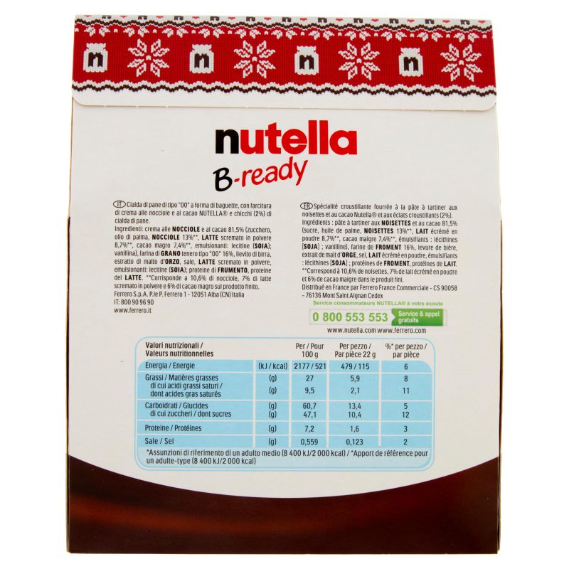 nutella B-ready 6 x 22 g