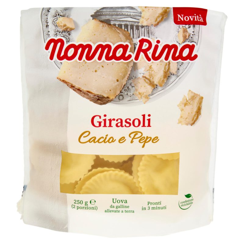 Nonna Rina Girasoli Cacio e Pepe 250 g