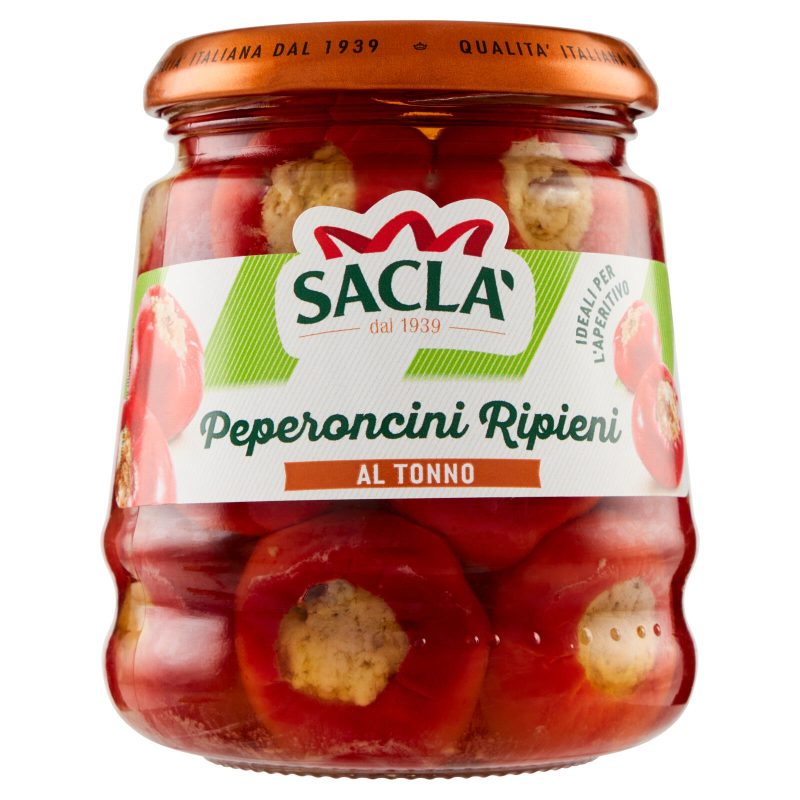 Saclà Peperoncini Ripieni al Tonno 280 g