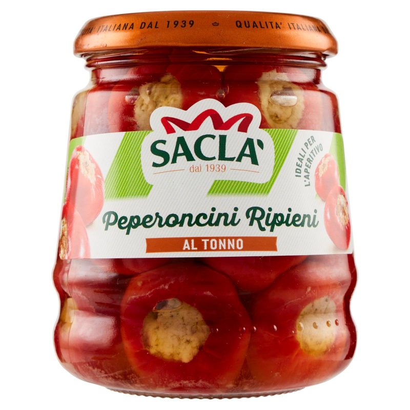 Saclà Peperoncini Ripieni al Tonno 280 g