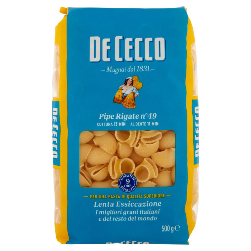 De Cecco Pipe Rigate n°49 500 g