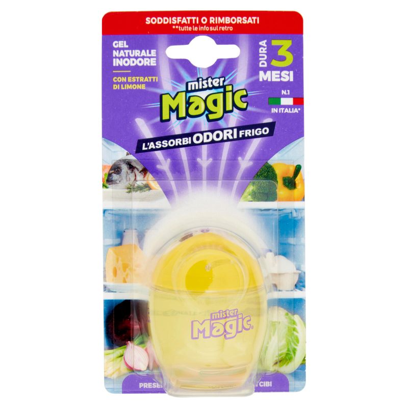 mister Magic l'Assorbiodori Frigo con Estratti di Limone 40 g