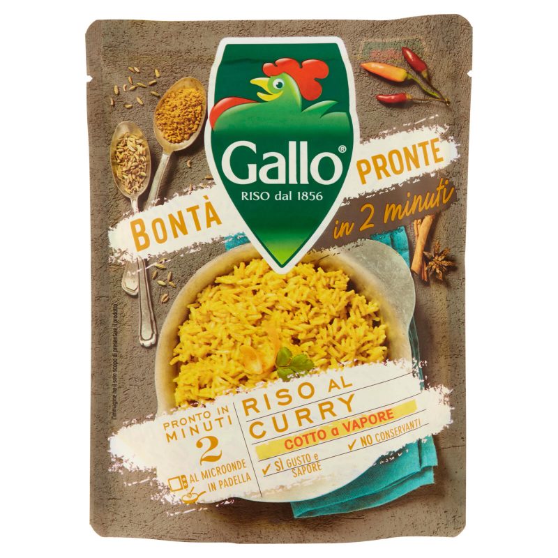 Gallo Bontà Pronte in 2 minuti Riso al Curry 250 g