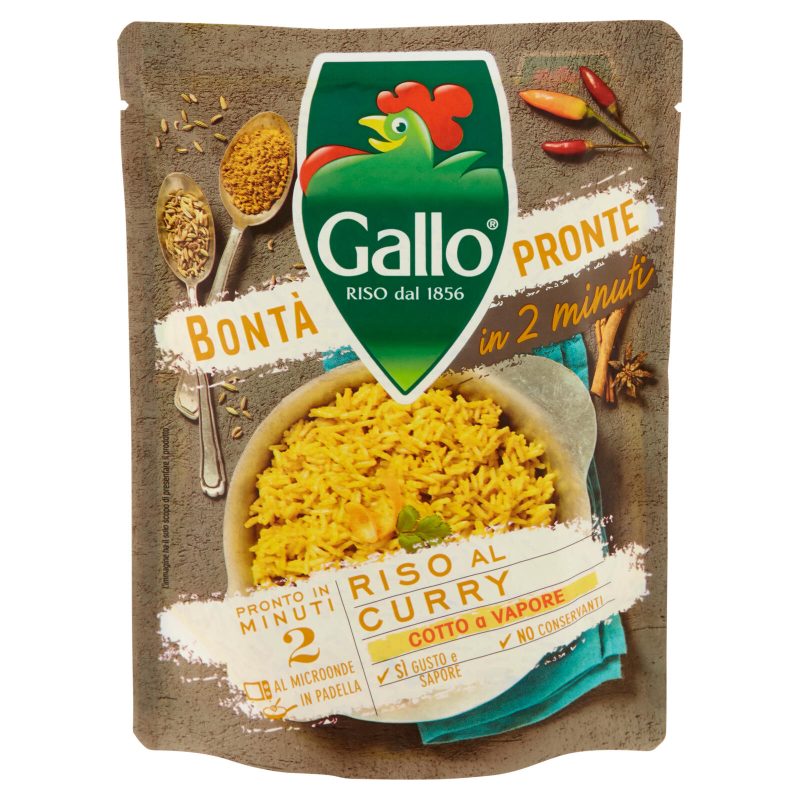 Gallo Bontà Pronte in 2 minuti Riso al Curry 250 g