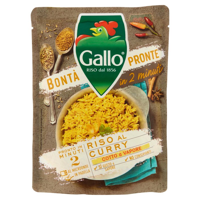 Gallo Bontà Pronte in 2 minuti Riso al Curry 250 g