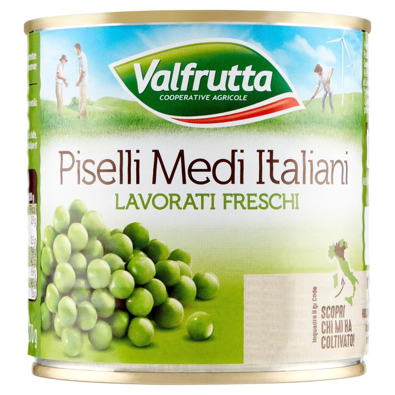 Valfrutta Piselli Medi Italiani 410 g