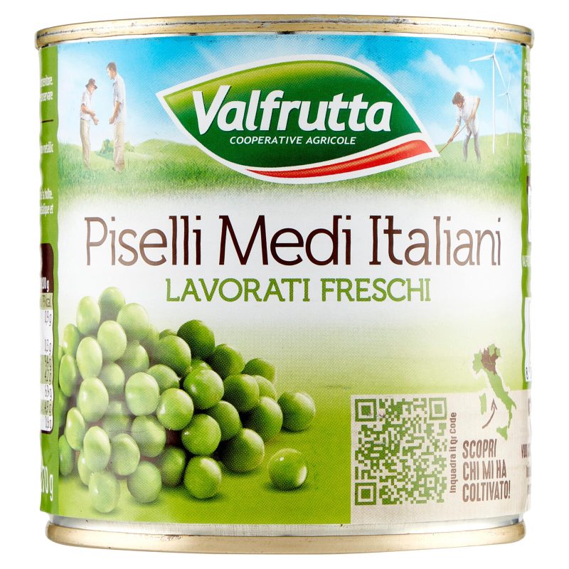 Valfrutta Piselli Medi Italiani 410 g