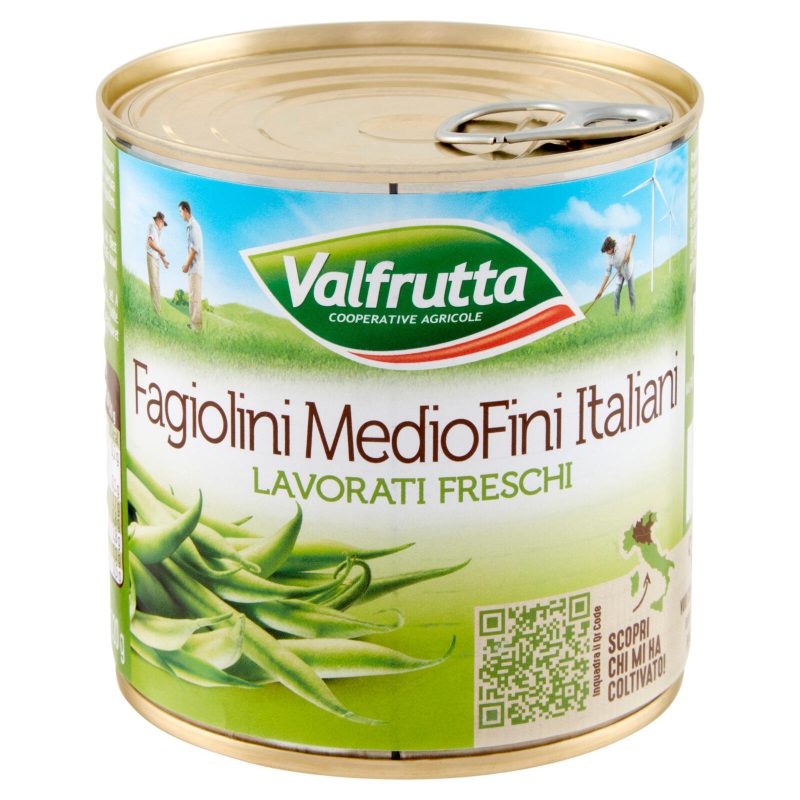 Valfrutta Fagiolini Medio Fini Italiani 400 g