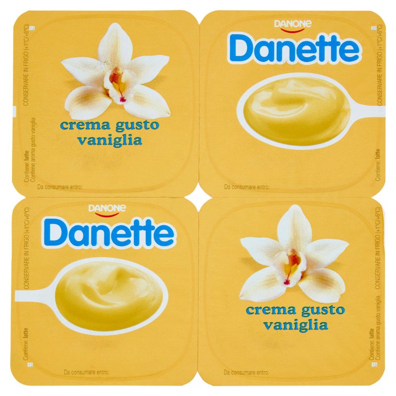 Danette budino gusto vaniglia 4x125 g