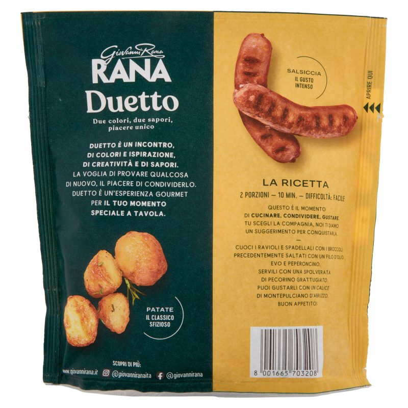 Giovanni Rana Duetto Salsiccia & Patate 250 g