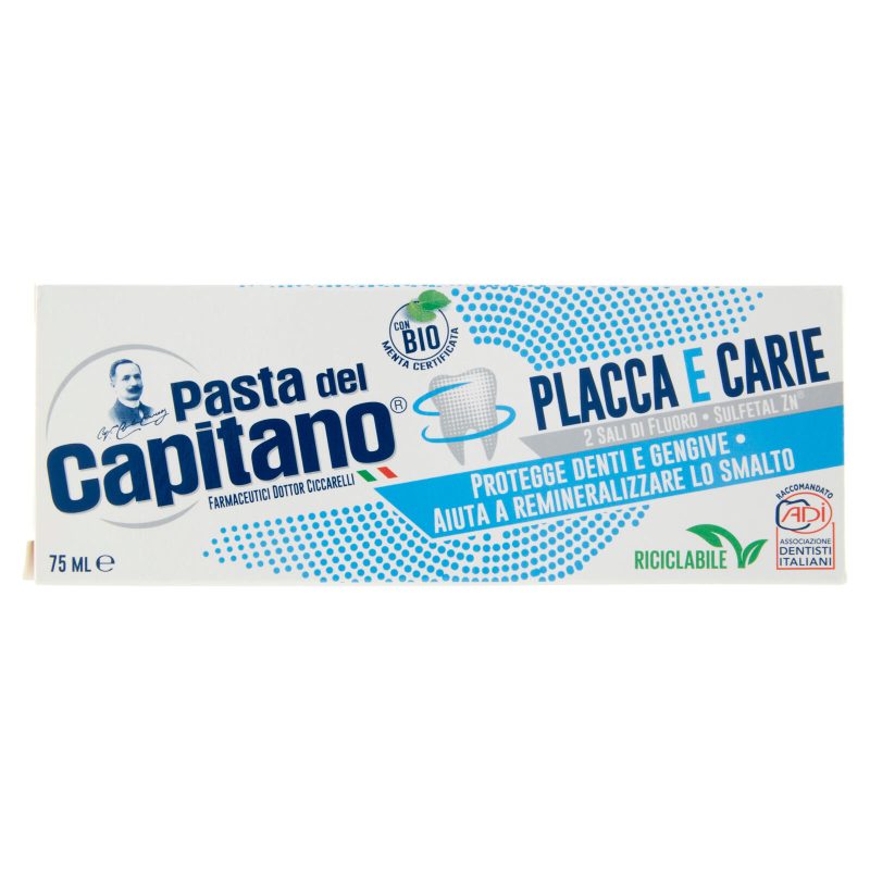 Pasta del Capitano Placca e Carie 75 ml