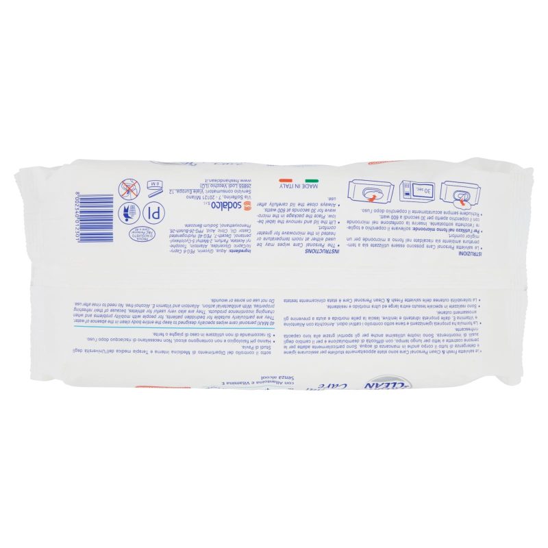 Fresh & Clean Personal Care Maxi salviette umidificate igiene quotidiana del corpo 40 pz