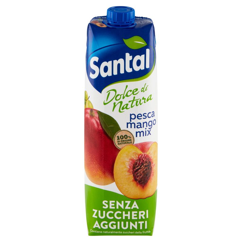 Santàl Dolce di Natura pesca mango mix Senza Zuccheri Aggiunti 1 lt