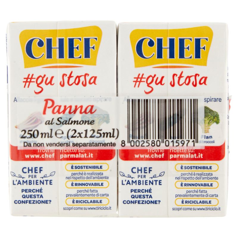 Chef Panna al Salmone 2x125 ml