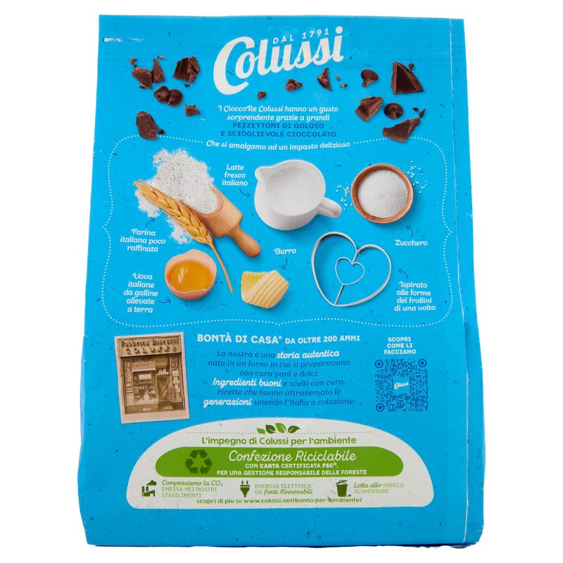 Colussi CioccoRe con Pezzettoni di Cioccolato 500 g