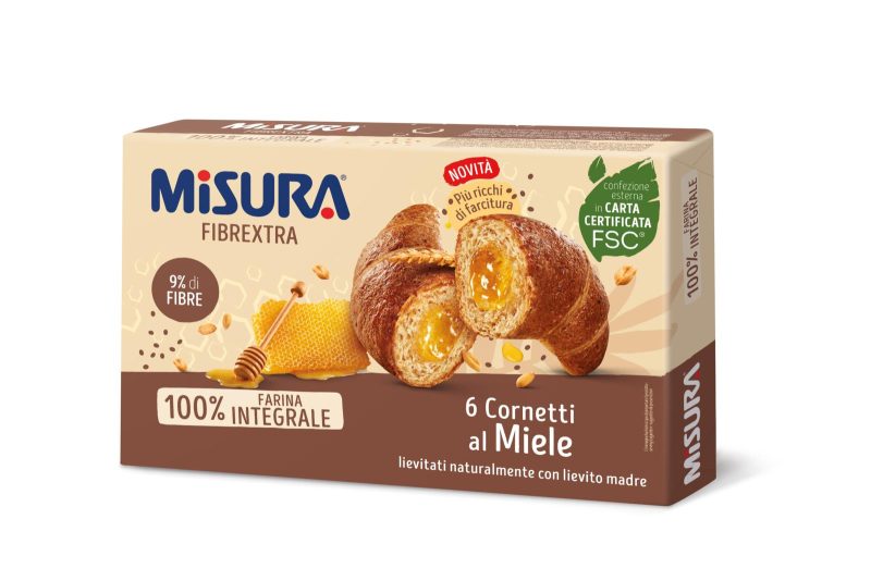 Misura Fibrextra 6 Cornetti al Miele 308 g