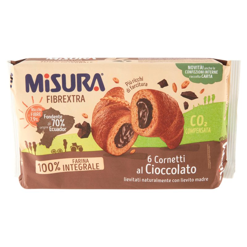 Misura Fibrextra 6 Cornetti al Cioccolato 308 g