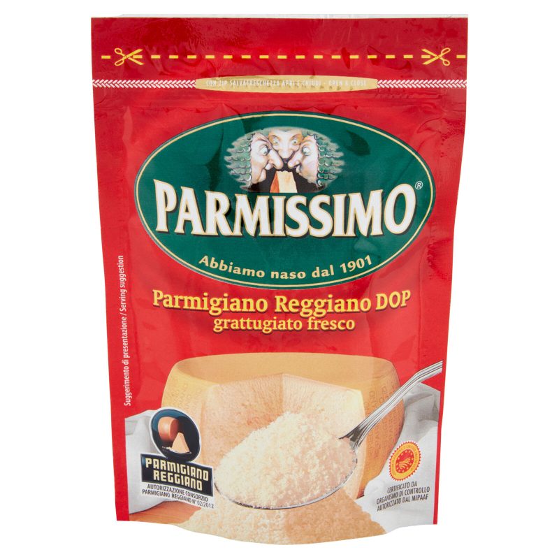 Parmissimo Parmigiano Reggiano DOP grattugiato fresco 90 g