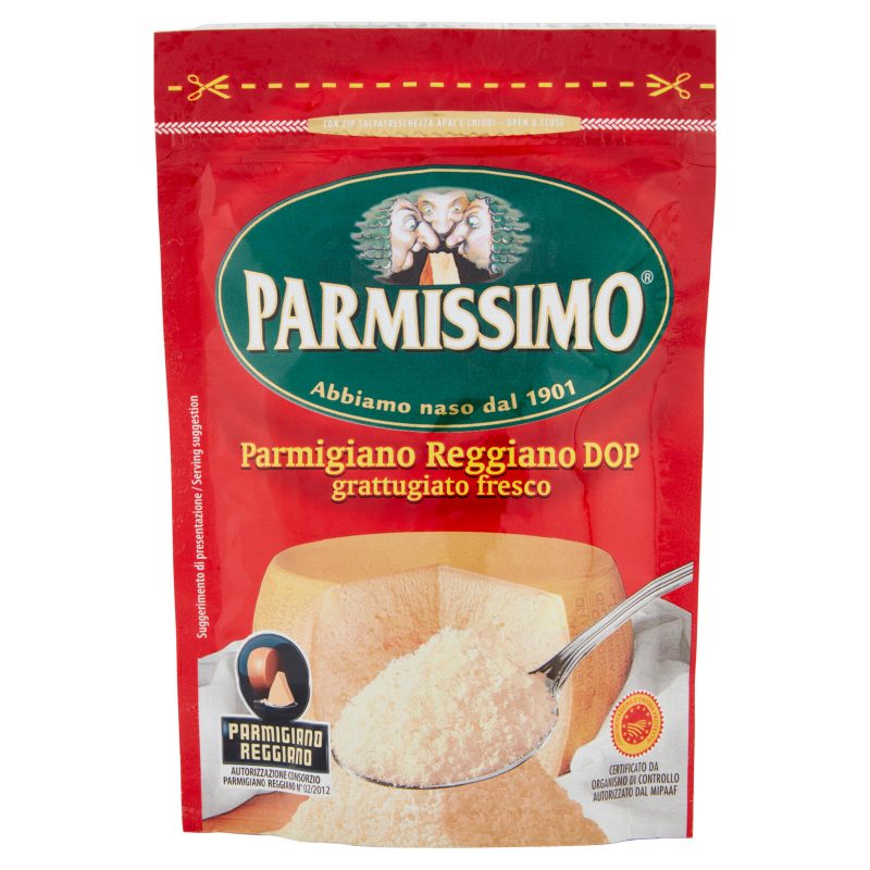 Parmissimo Parmigiano Reggiano DOP grattugiato fresco 90 g