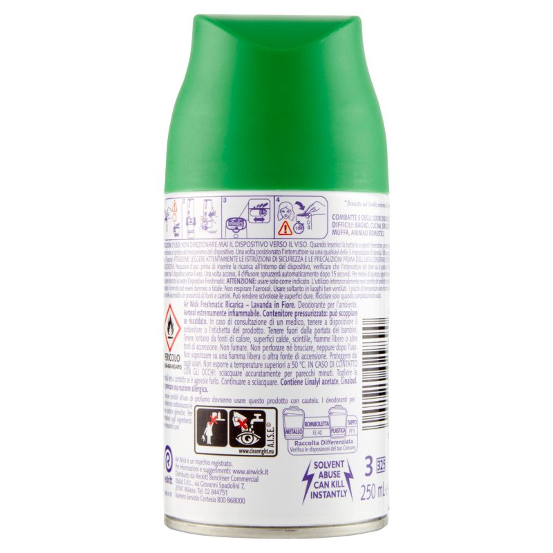 Air Wick Freshmatic Ricarica Lavanda in Fiore Profumatore per ambiente 250 ml