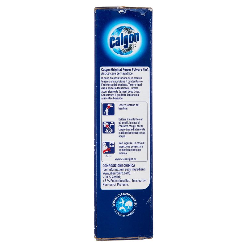 Calgon Original Power Polvere 4in1 Anticalcare lavatrice 900 gr