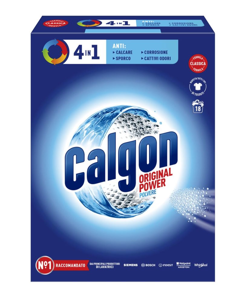 Calgon Original Power Polvere 4in1 Anticalcare lavatrice 900 gr