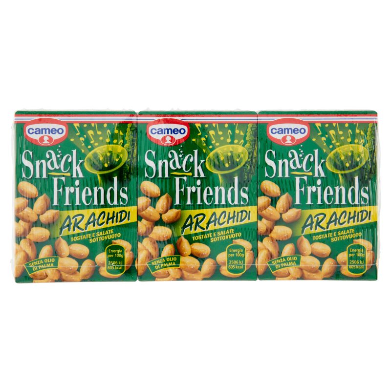 cameo Snack Friends Arachidi 3x40 g