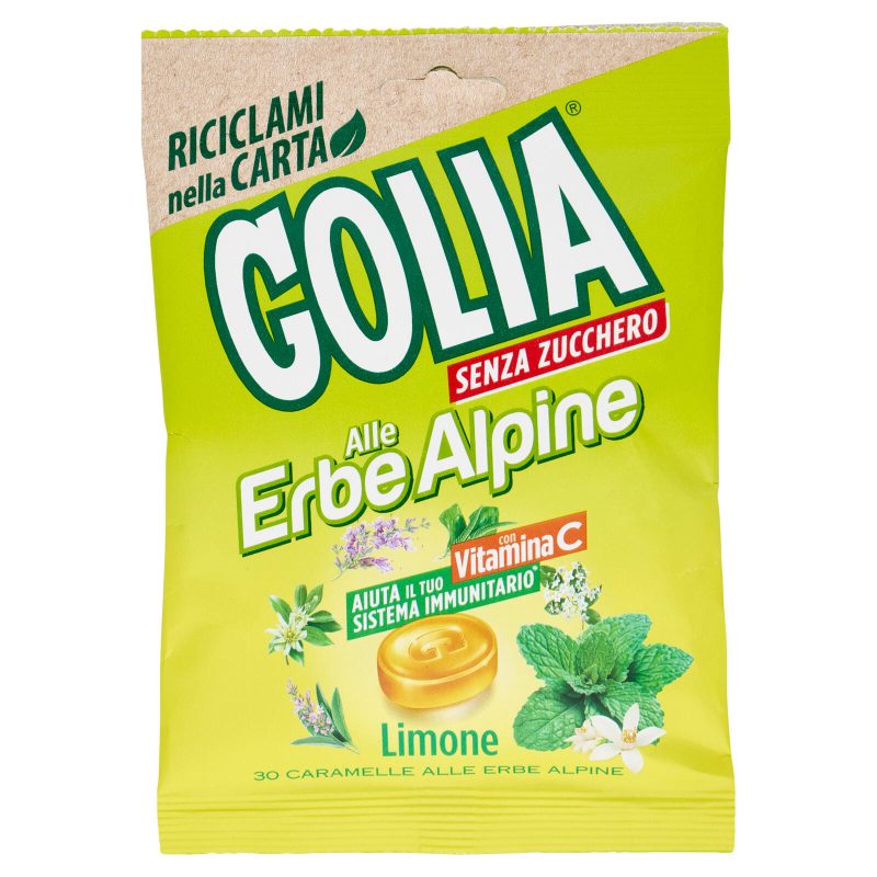 Golia alle Erbe Alpine Limone 60 g