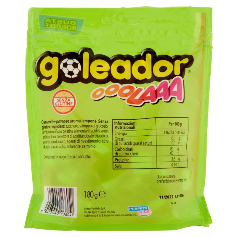 goleador Ooolaaa Gusto Milk & Berry 180 g