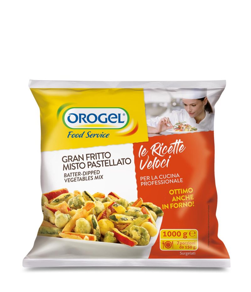 Orogel Food Service Gran Fritto Misto Pastellato Surgelati 1000 g