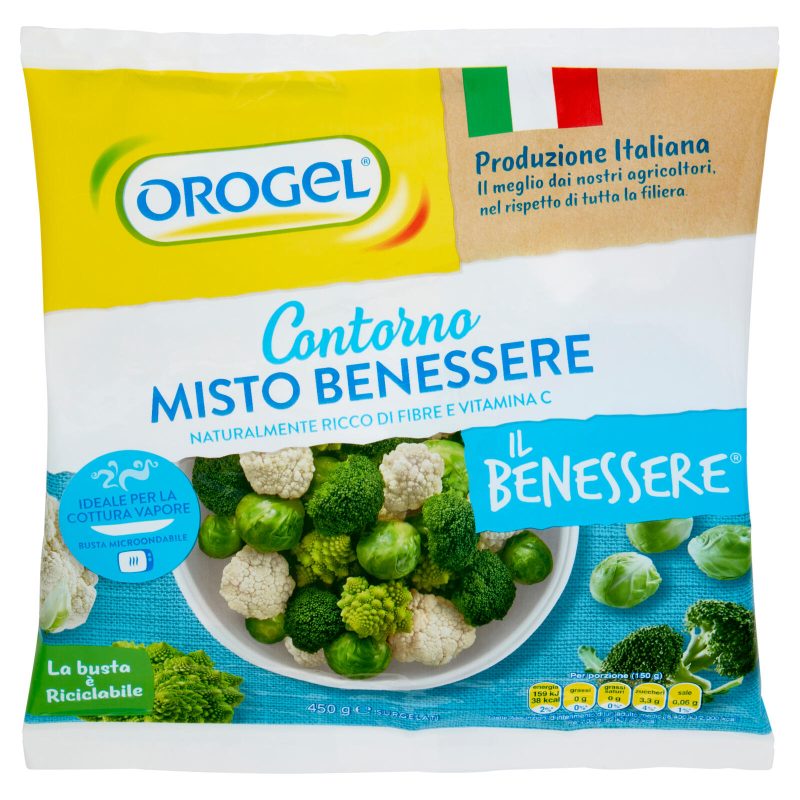 Orogel Il Benessere Contorno Misto Benessere Surgelati 450 g