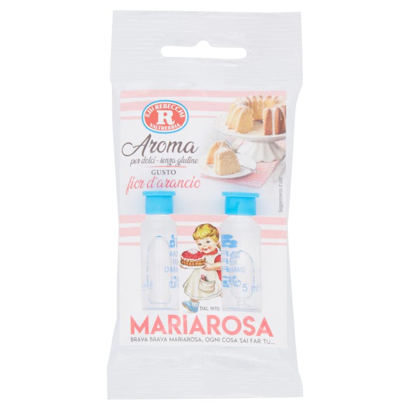 Mariarosa Aroma per dolci Gusto fior d'arancio 2 x 5 ml