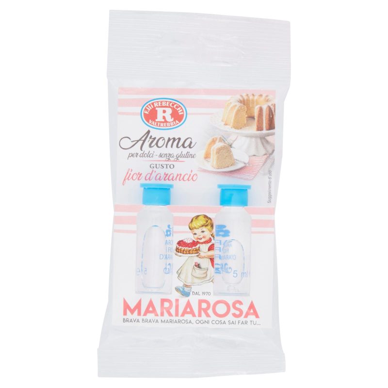 Mariarosa Aroma per dolci Gusto fior d'arancio 2 x 5 ml