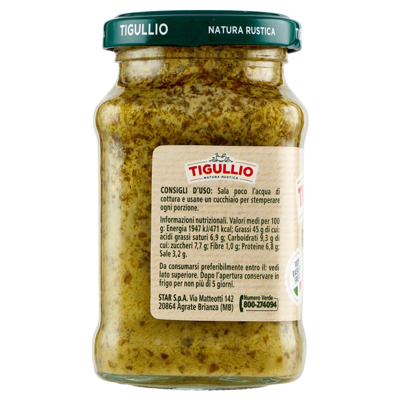 Tigullio Gran Pesto alla Genovese Senz'Aglio 190 g