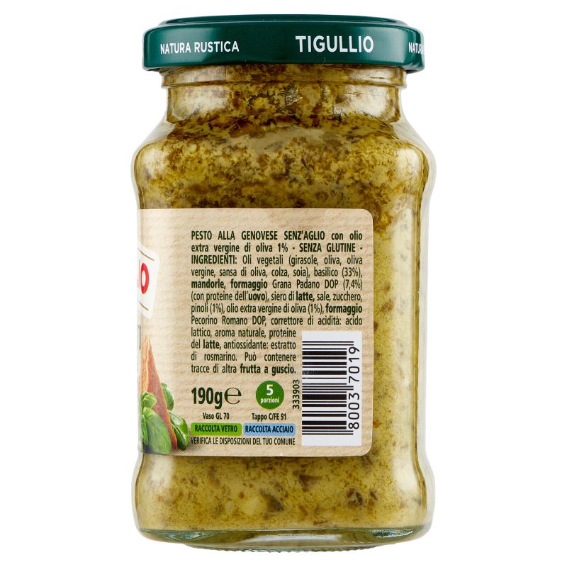 Tigullio Gran Pesto alla Genovese Senz'Aglio 190 g