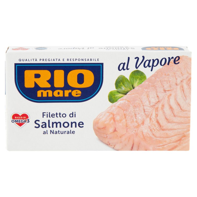 Rio mare Filetto di Salmone al Naturale al Vapore 150 g