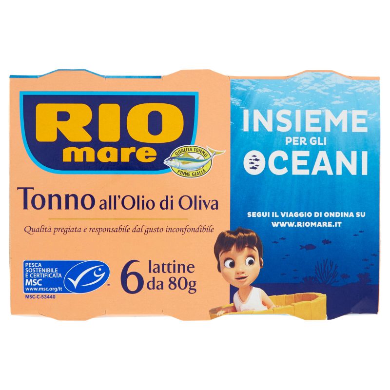 Rio Mare Tonno all'Olio di Oliva 6x80 g