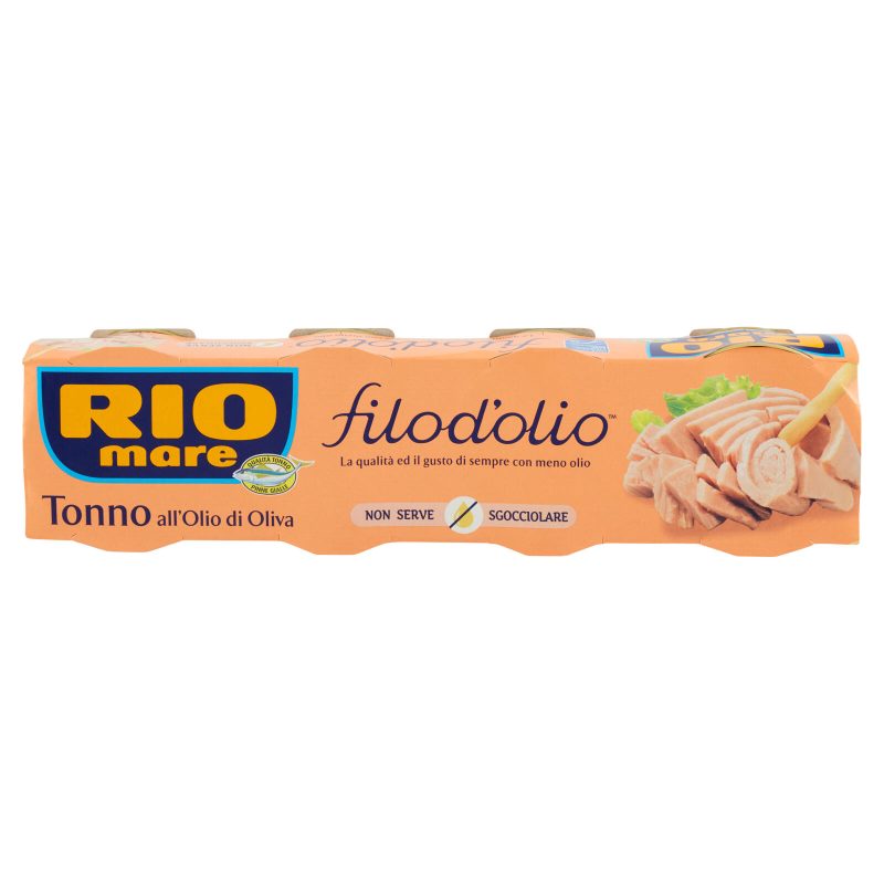 Rio mare filod'olio Tonno all'Olio di Oliva 4 x 65 g