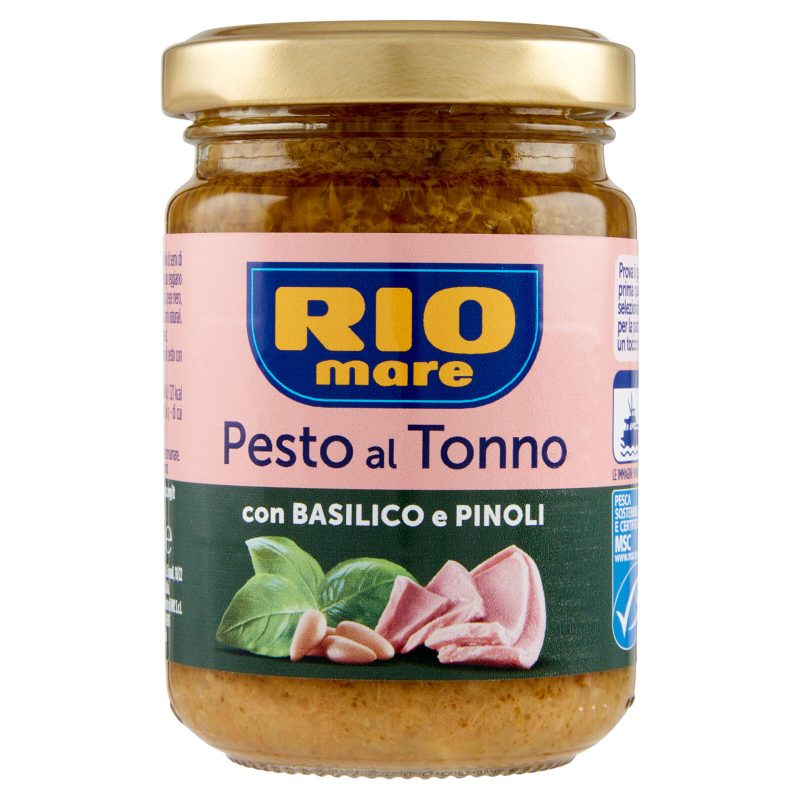 Rio mare Pesto al Tonno con Basilico e Pinoli 130 g