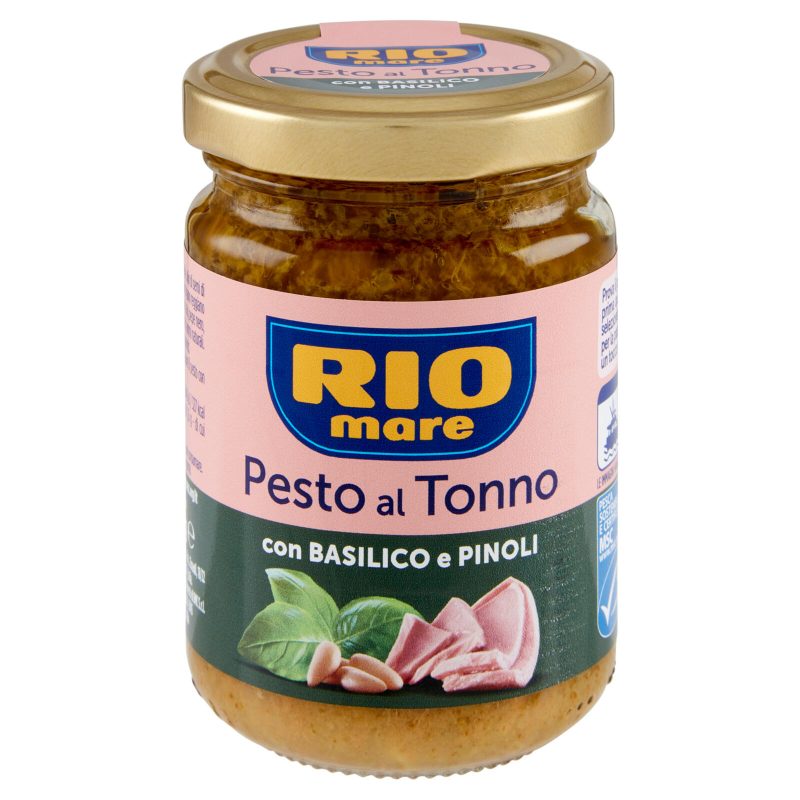 Rio mare Pesto al Tonno con Basilico e Pinoli 130 g