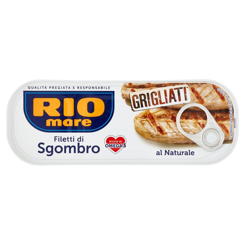 Rio mare Filetti di Sgombro al Naturale Grigliati* 120 g