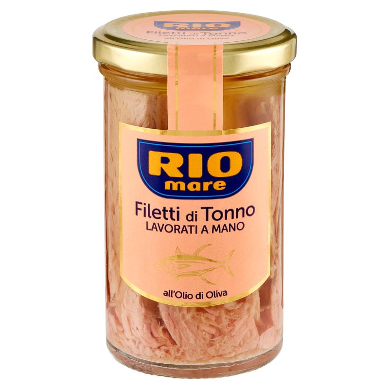 Rio mare Filetti di Tonno Lavorati a Mano all'Olio di Oliva 250 g