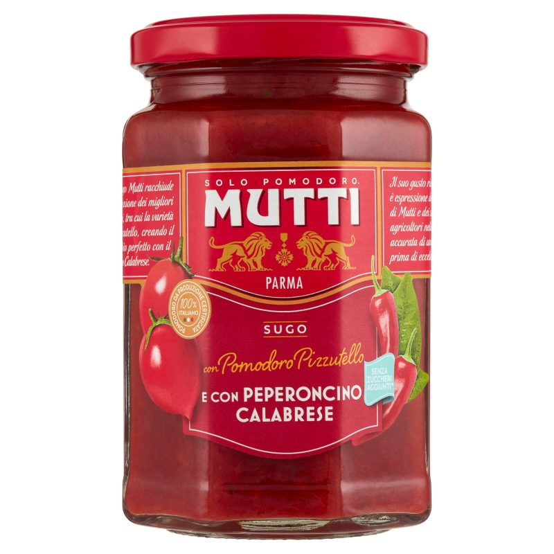 Mutti Sugo con Pomodoro Pizzutello e con Peperoncino Calabrese 280 g