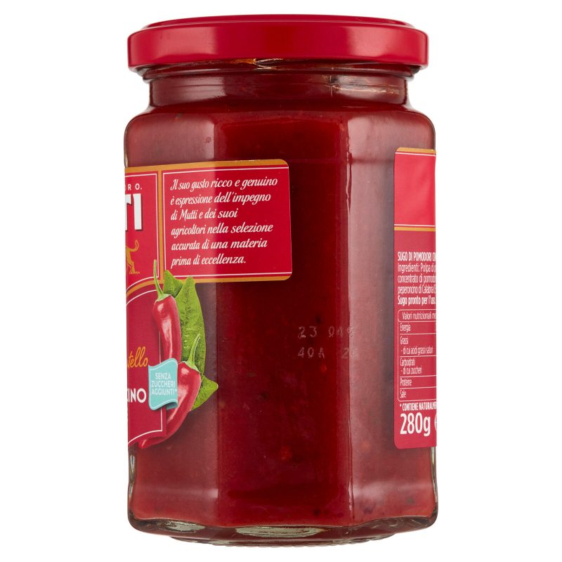 Mutti Sugo con Pomodoro Pizzutello e con Peperoncino Calabrese 280 g