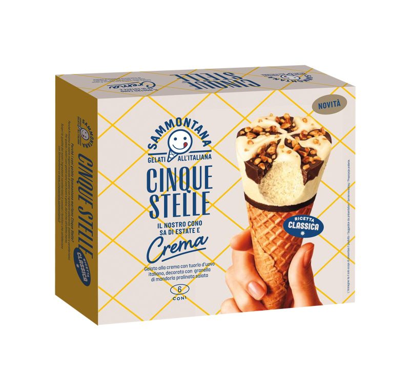 Sammontana Cinque Stelle Crema 6 x 75 g