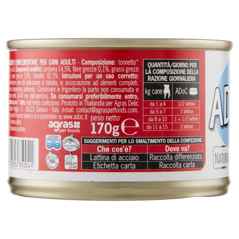 ADoC Naturally Premium Trancetti di Tonnetto 170 g