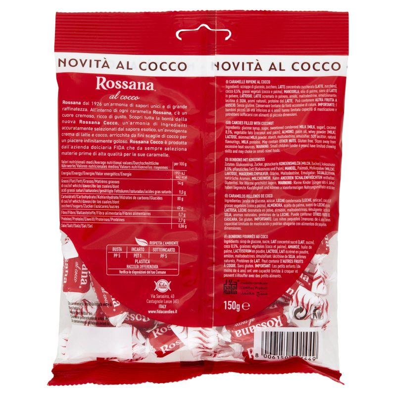 Rossana al cocco 150 g