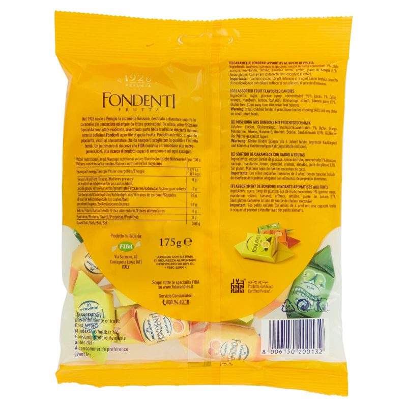 Dal 1926 Perugia Fondenti Frutta 175 g